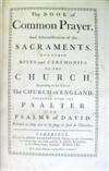 BASKERVILLE PRESS  1761  The Book of Common Prayer.  In contemporary binding by Ed. Moor of Cambridge.